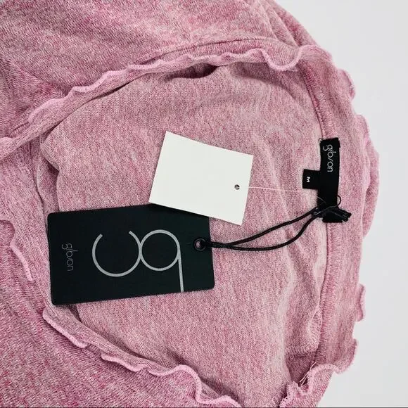 Gibson Ruffle Edge Raglan Pullover - Picture 11 of 12